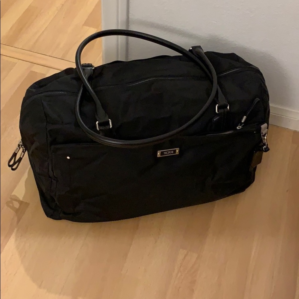 Soft sided carry on tote